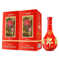 LANGJIU 郎酒 红花郎十 酱香型白酒第四代 53度 53度 500mL 2瓶