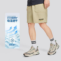 SKECHERS 斯凯奇 男士运动短裤 L224M107-00V8