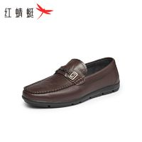 红蜻蜓 男士时尚英伦风休闲皮鞋 WGA43709