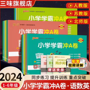 《小学学霸冲a卷》（2024版、年级/科目/版本任选）