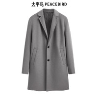 PEACEBIRD 太平鸟 男装反季清仓毛呢大衣合集