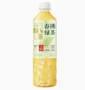 统一 春拂真茶萃取0脂无糖绿茶500ml*5瓶整箱装