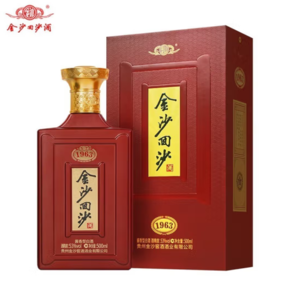 JINSHA 金沙 回沙 纪年酒1963 53%vol 酱香型白酒 500ml 单瓶装