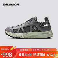 salomon 萨洛蒙 男女款 户外休闲轻便舒适透气抓地运动鞋 TECHSONIC LTR 中灰色 471311 8.5 (42 2/3)