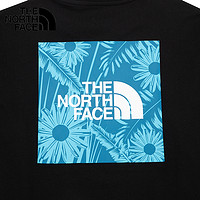 THE NORTH FACE 北面 黑色短袖T恤男款女款夏季户外圆领印花半袖款运动上衣潮