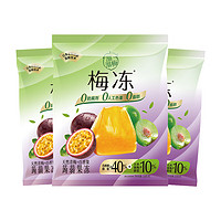 LIUM 溜溜梅 天然果冻100g/乳酸菌120g水果多口味孕妇小孩蒟蒻梅冻任选六件 100g百香果水果梅冻