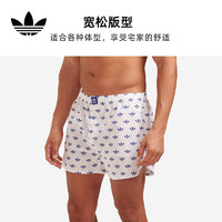 adidas 阿迪达斯 男士居家纯棉平角短裤阿罗裤 2条