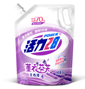 PLUS会员！Power28 活力28 薰衣芬芳洗衣液 2kg