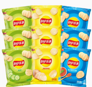 10点百亿补贴！Lay's 乐事 薯片23g*6包土豆片小零食小吃休闲食品