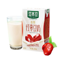 SOYMILK 豆本豆 唯甄红枣豆奶植物奶250ml*16盒