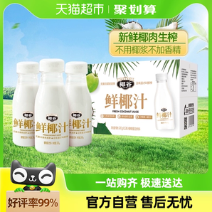 椰谷鲜椰汁植物蛋白乳饮无菌灌装锁鲜含糖0防腐果汁椰奶椰子汁