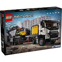 LEGO 乐高 Technic科技系列 42175 Volvo FMX 卡车和 EC230 绿色动力挖掘机