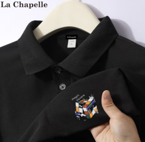 La Chapelle 男士短袖POLO衫