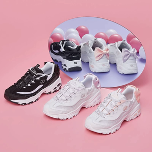 Skechers 斯凯奇 13168 女士蝴蝶结熊猫鞋