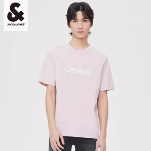 JACK&JONES 杰克琼斯 男士凉感休闲短袖T恤 222101119-123242