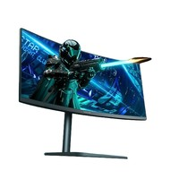 VAVG G34QVX 34英寸HVA带鱼屏（3440*1440、240Hz、1ms、HDR400、1500R、96％DCI-P3）