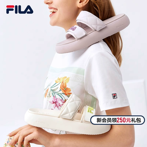 FILA 斐乐女鞋运动拖鞋沙滩鞋 