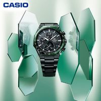 CASIO 卡西欧 太阳能动力蓝牙链接休闲防水男腕表EQB-1100XYDC-1APR