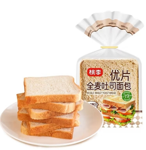 桃李 优片原味全麦面包350g