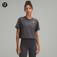 lululemon 七夕系列 Brushed 女士短款T 恤 Foil LW3HUQS