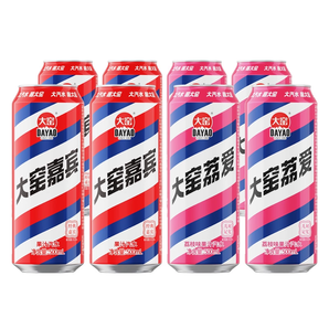 内蒙特产！大窑 怀旧易拉罐碳酸汽水500mL*8罐