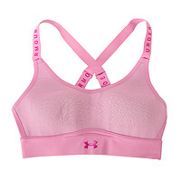 安德玛 UA粉色运动内衣女子健身训练背心1351990-680