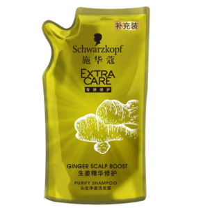 Schwarzkopf 施华蔻 生姜精华修护头皮净澈洗发露 补充装200ml