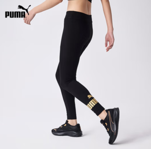 PUMA 彪马 ESS LEGGINGS 女子高腰紧身长裤 670944