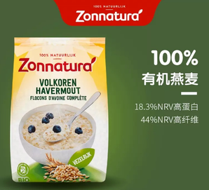 zonnatura 低脂无糖 即食坚果水果麦片500g