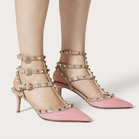 VALENTINO 华伦天奴 ROCKSTUD 女士铆钉高跟鞋