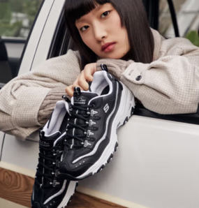 PLUS会员！SKECHERS 斯凯奇 D'Lites 女子休闲运动鞋