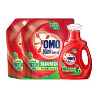 OMO 奥妙 除菌除螨洗衣液950g+袋装洗衣液3KG*2