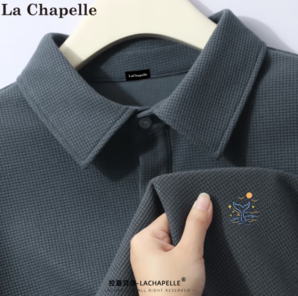 La Chapelle 男士短袖polo衫