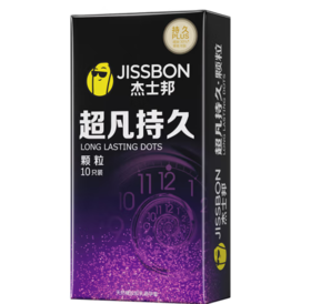 jissbon 杰士邦 安全套 超凡颗粒*10+超凡持久*2 共12只