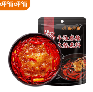 PLUS会员！呷哺呷哺 牛油麻辣火锅底料150g/袋 （7口味可选）