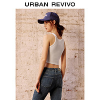 URBAN REVIVO 女士圆领背心 UWB440001