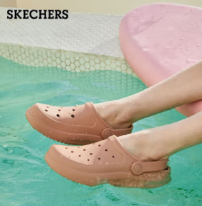 SKECHERS 斯凯奇 女款时尚休闲沙滩鞋 111514-PCH