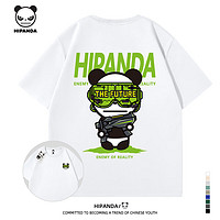 HIPANDA 你好熊猫 HI PANDA 你好熊猫  男士印花短袖T恤