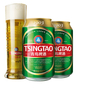 PLUS会员！TSINGTAO 青岛啤酒 1903系列 10度 330mL 24罐+赠送青岛啤酒纯生10度200mL 4罐