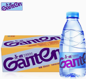 Ganten 百岁山 景田 饮用纯净水小瓶装  360ml×12 瓶