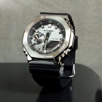 CASIO 卡西欧 农家橡树手表男G-SHOCK金属八角时尚运动防水男表GM-2100-1