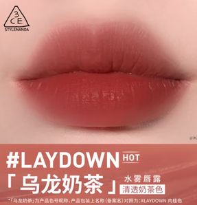 3CE 三熹玉 水雾唇露 #LAYDOWN肉桂色 4.6g