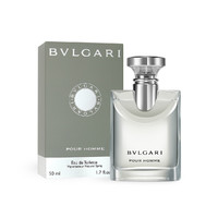 BVLGARI 宝格丽 大吉岭茶男士淡香水 EDT 50ml（赠 同款5ml+限量加赠 礼盒+大吉岭茶男香1.5ml+麝香1.5ml）