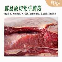 惊蛰云 云青海牦牛肉新鲜牛腩肉 1kg