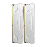 KINGBANK 金百达 银曜 DDR4 3200MHz 台式机内存 16GB（8GB*2）马甲条 银色