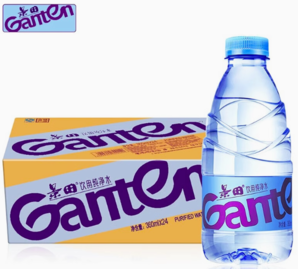 Ganten 百岁山 景田 饮用纯净水小瓶装 360ml×6瓶