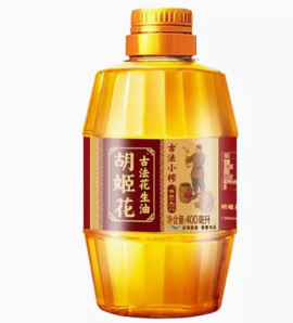 9日14点百亿补贴！胡姬花 古法小榨花生油400ml