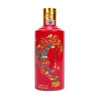 MOUTAI 茅台 喜宴 中国红 43%vol 酱香型白酒 500m单瓶