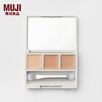 MUJI 無印良品 无印良品（MUJI） 三色遮瑕盘 OAU4CC2A 七夕礼物 送女友 1.5g