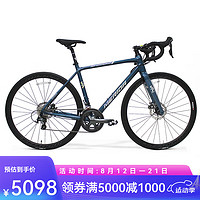 MERIDA 美利达 美利達SHADOW幻影7D   公路自行车20速  碟刹培林花鼓 丸珠蓝 700*44CM(建议身高145-160CM)